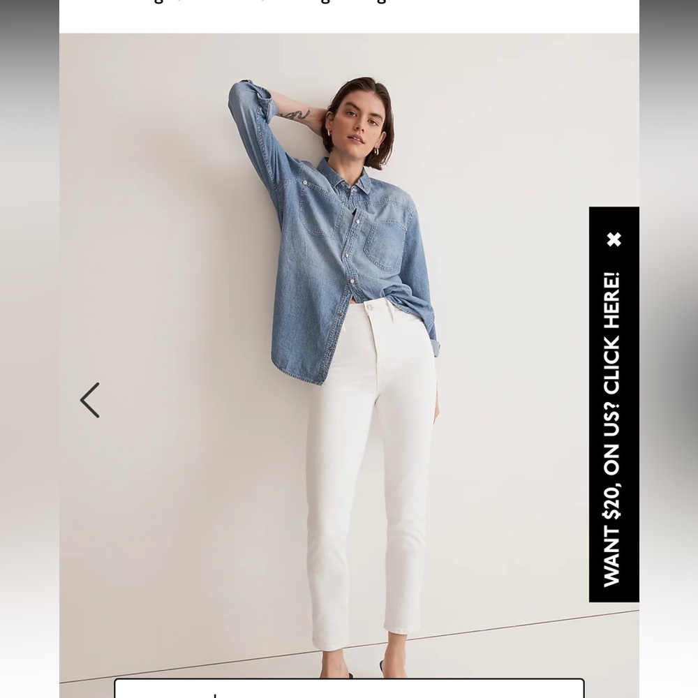 Madewell Stovepipe Jeans - Picture 1 of 6